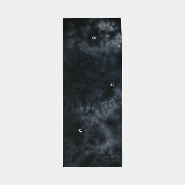[ผ้าเช็ดตัว] ตะกร้าผ้าคลุมสีดำย้อมด้วยกล่องกระดาษ | Kyoto Kanoko Shibori | Yoake