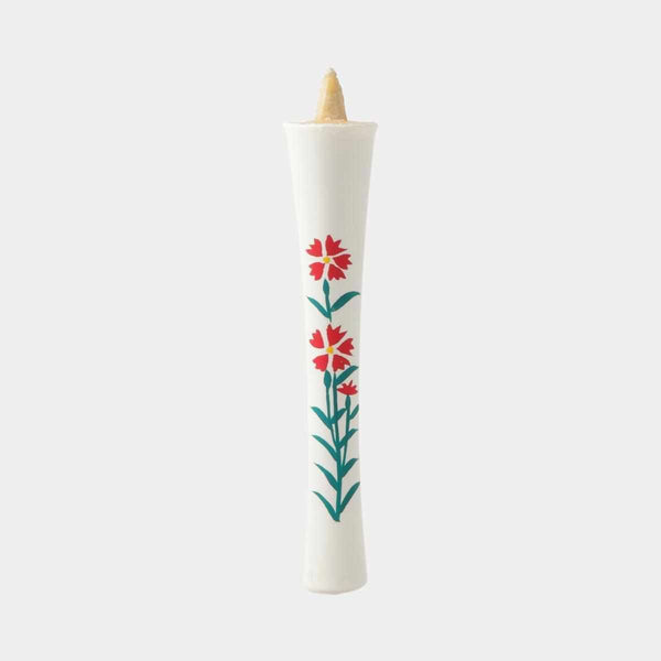 [Candle] Ikari Type 15 Momme Dianthus (พร้อมขาตั้งตกแต่ง) | เทียนญี่ปุ่น เทียนนากามูระ
