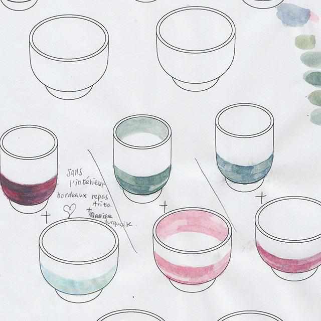 [แก้ว (ถ้วย)] Pauline Deltour Cup L (สีขาว) | 2016/ | Imari-Arita Wares