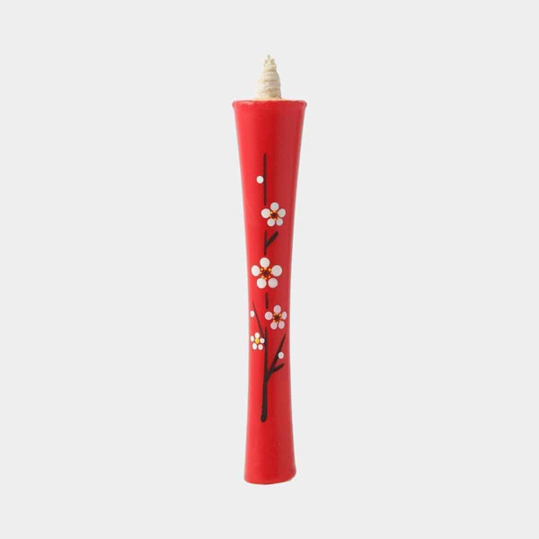 [Candle] Ikari Type 15 Momme Plum (พร้อมขาตั้งตกแต่ง) | เทียนญี่ปุ่น เทียนนากามูระ