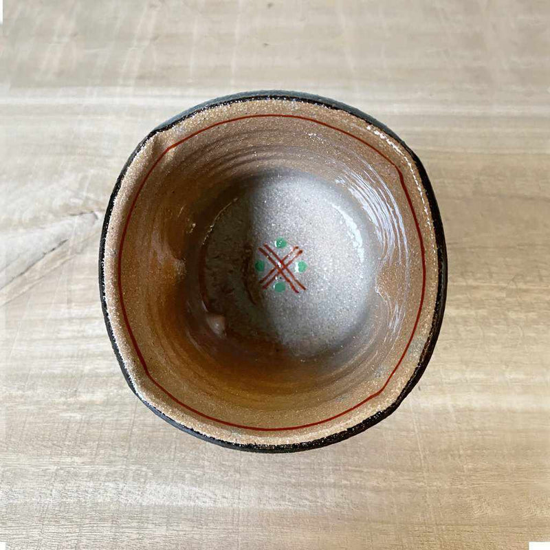 [杯子（杯）]赤迷（黑色）ekbo杯| karatsu wares.