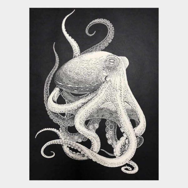 [การตกแต่งผนัง (ผนังผนัง)] Kiriken Sea Octopus | Masayo Fukuda | ตัดออก