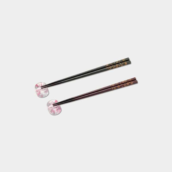 [Chopsticks] Chopstick Rest Set Cherry Blossoms Koban | Tsugaru Vidro | aderia