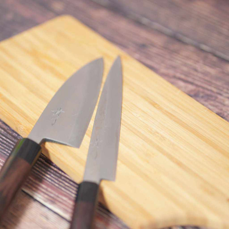 [廚房（廚師）刀]這個偽造的風嵴Deba刀150mm | Echizen鍛造刀片