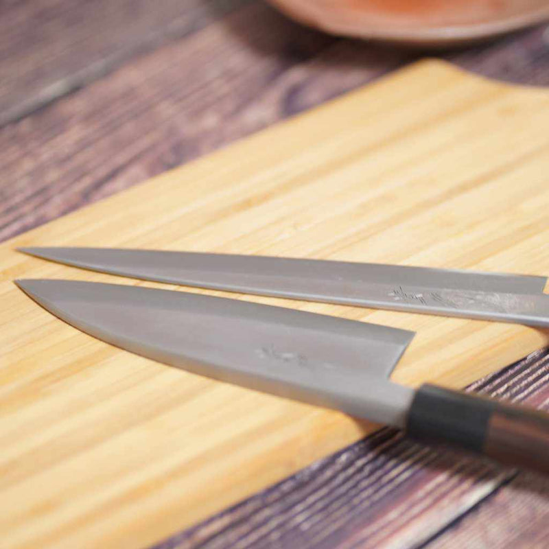 [廚房（廚師）刀]這個偽造的風嵴Deba刀150mm | Echizen鍛造刀片
