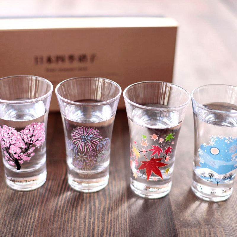 [Glass] Shun Japan Four Seasons Magic 4 ชิ้น | Marumo Takagi