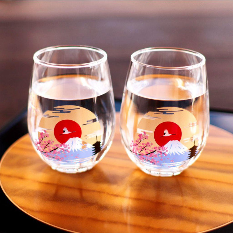【美濃燒】旬 SHUN JAPAN 圓弧杯 冷感富士2件