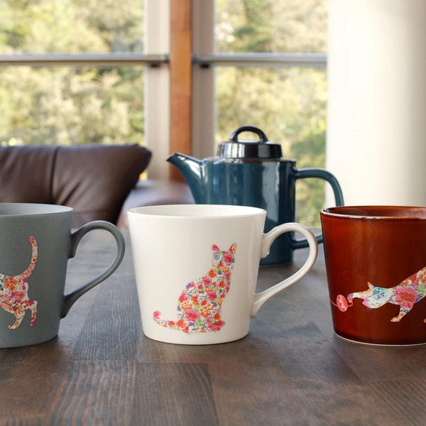 [แก้ว (ถ้วย)] Color & Design เปลี่ยนแมว (3 ชิ้น) | Mino Wares | Marumo Takagi