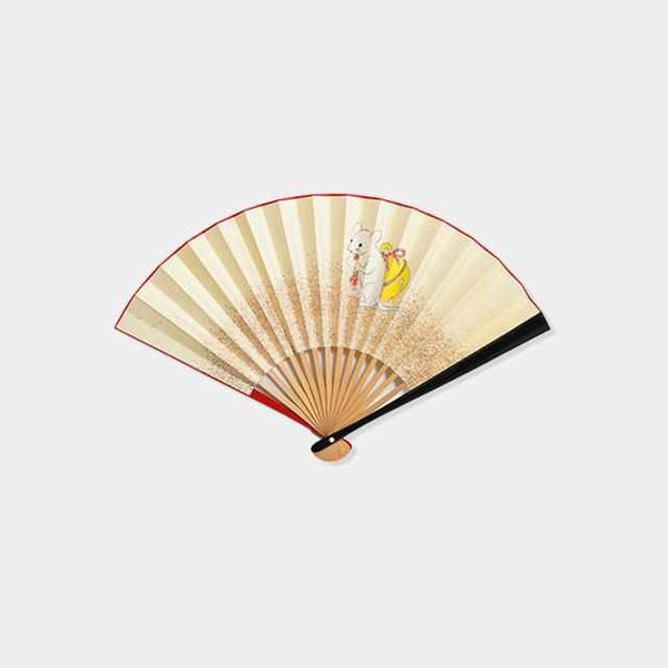 [Hand Fan] Zodiac Fan Mouse | Fankindo Fukatsu Hand Fan | เอโดะพับพัดลม