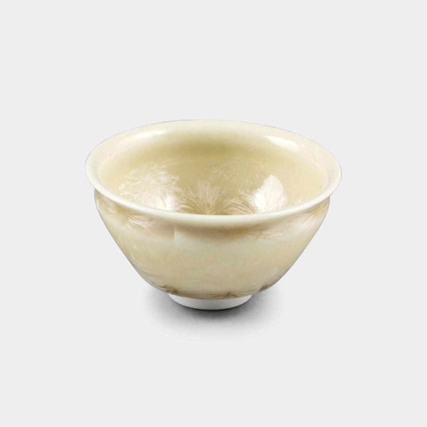 [Sake Cup] Flower Crystal (ชา) Guinomi | Touan | สินค้า Kyoto-Kiyomizu