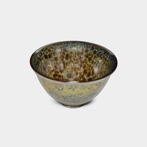 [Sake Cup] Rainbow Rust Tenmoku Cup | สินค้า Kyoto-Kiyomizu