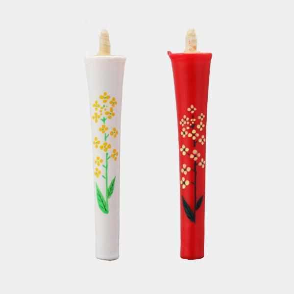 [Candle] Ikari ประเภท 4 Momme Rape Blossoms | เทียนญี่ปุ่น เทียนนากามูระ