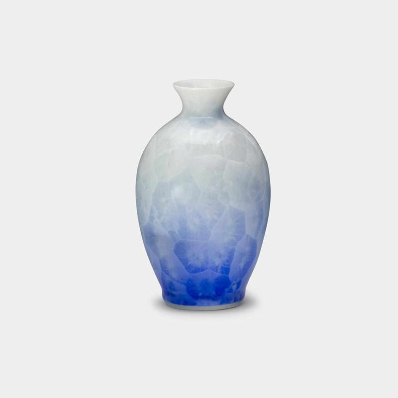 [清酒瓶]花液（藍色背景上的藍色）|京都 - 凱伊米茲