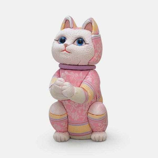 [Beckoning (Lucky) Cat] Maneki Neko ต้องการดาว (พับแนวนอน) | Edo Art Dolls | ตุ๊กตา Kakinuma