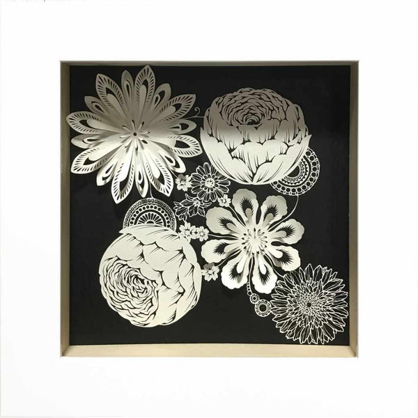 [ศิลปะการตัดกระดาษ] Kiriken Hidamari (การตัดกระดาษสามมิติ) 4 | Masayo Fukuda | ตัดออก