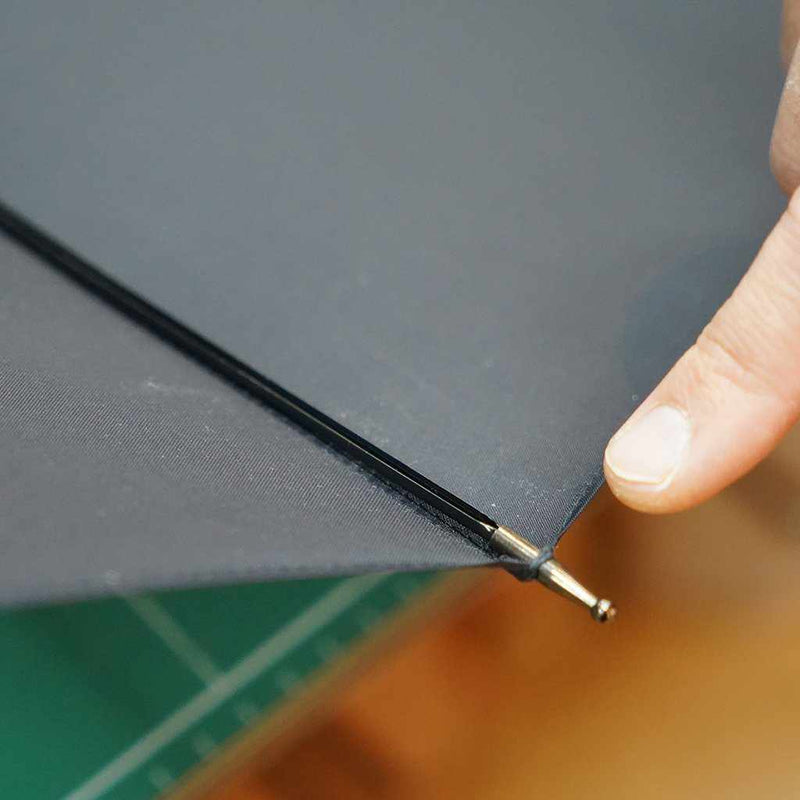 [UMBRELLA] การรับประกันของจักรวรรดิ "Gentleman" Umbrella Pindot Folding (สีน้ำเงินเข้ม) | Maehara Koei Shoten | ร่มโตเกียว