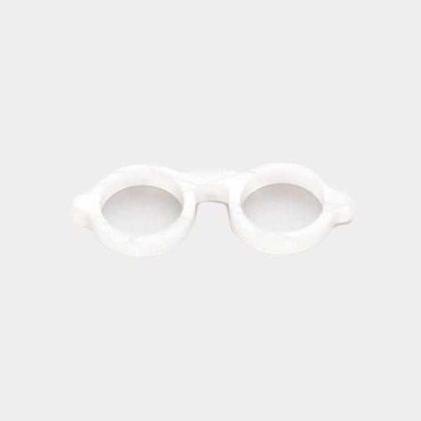 [PIN Batch] Megane Pin (สีขาว) ที่กลายเป็น Pin ปกและที่ยึดแว่นตา | แว่นตา Sabae | Takumiichi