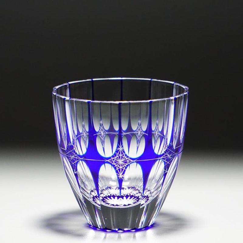 [SAKE GLASS] RINZEN GUINOMI (BLUE) | KIRIKO