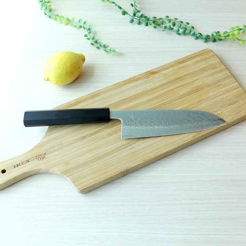 [廚房（廚師）刀] V10大馬士革，31層Indigo染色八角形橡木手柄| Becos原創