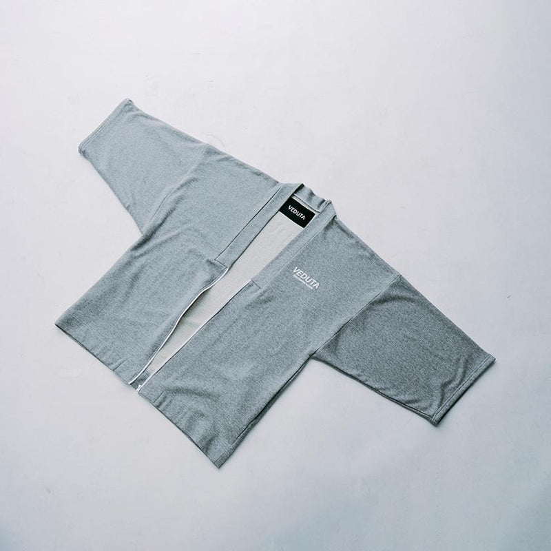 [夾克和寬褲子和服]生活越過（灰色）| veduta | Haori＆Hakama.