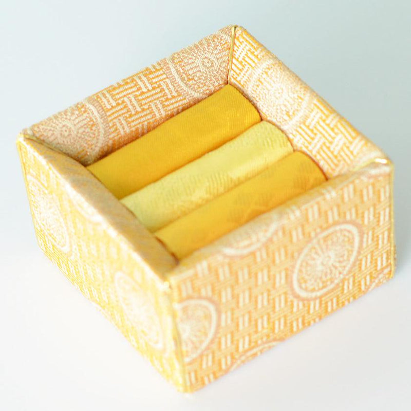 [珠寶盒] Ajiro Ring Case（黃色）|江戶藝術娃娃