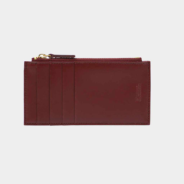 [กระเป๋าเงิน / กระเป๋า] Matsusaka Leather Wallet Smart (ไวน์) | เครื่องหนัง satori