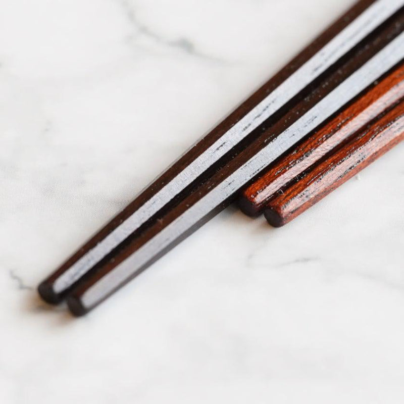 [Chopsticks] Wakasa-Nuri Chopsticks Couple Chopsticks Chopsticks Octagonal คู่ | Hashikura Matsukan | Wakasa Lacquerware