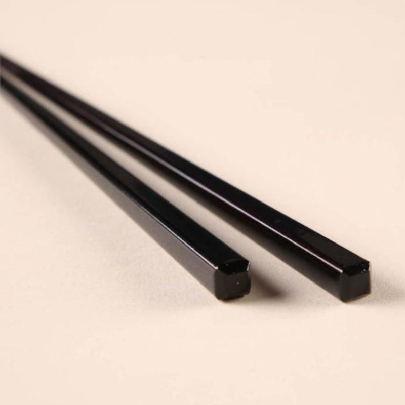 [筷子]對kokutan正方形與筷子休息（21.5,23.0cm）|松山|瓦卡薩漆器
