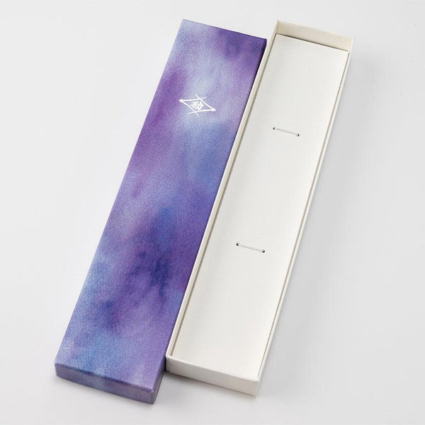 [ตะเกียบ] กล่องของขวัญสำหรับของขวัญสำหรับกล่องกระดาษ 2 ชุด (สีม่วง) | Matsukan | wakasa lacquerware