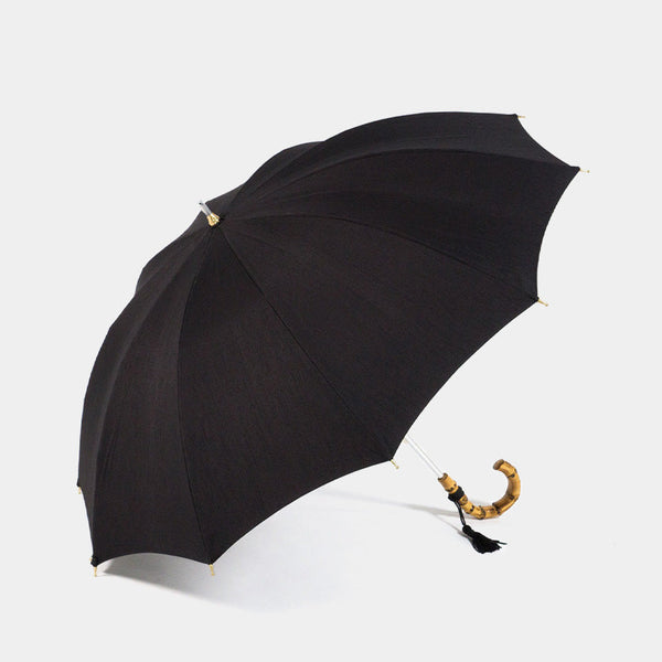[ร่ม] ผู้หญิง Shantung Short (สีดำ) | Tokyo Umbrella | Maehara Koei Shoten
