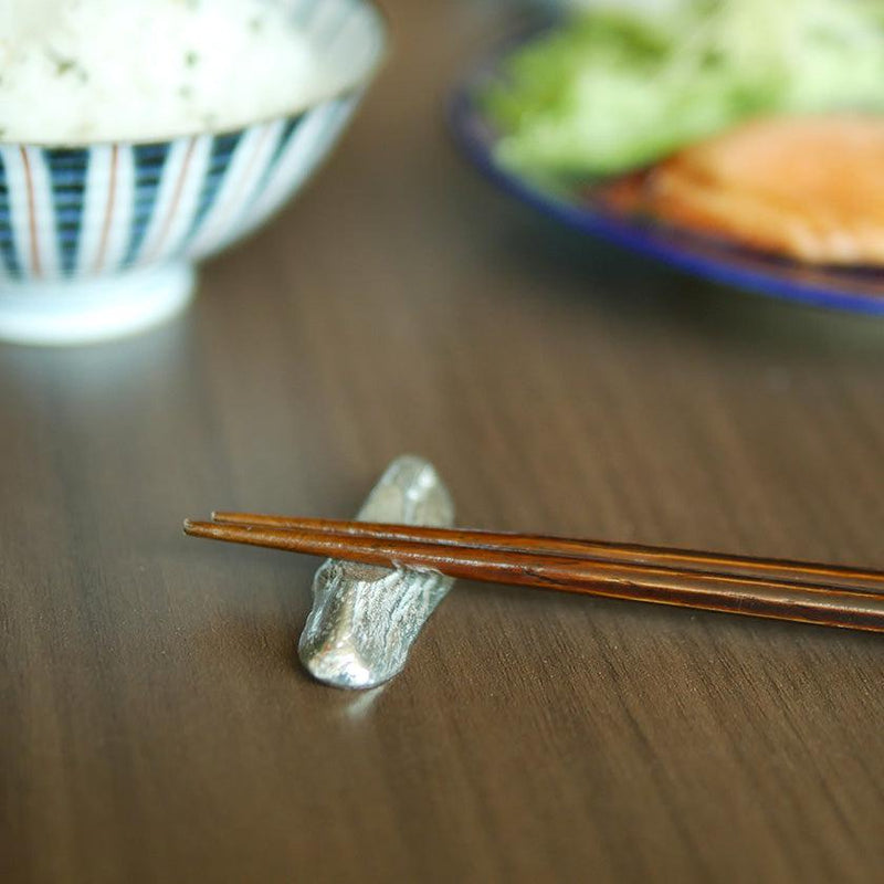 [Chopstick Rest (Holder)] Chopstick Rest Drop | Osaka Naniwa Pewter Ware