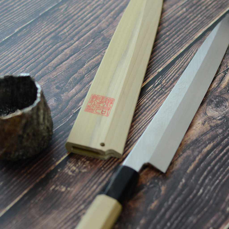 [KITCHEN (CHEF) KNIFE] MOV HONYAKI YANAGI KNIFE (240MM, 270MM, 300MM) | SAKAI FORGED BLADES|YAMAWAKI CUTLERY