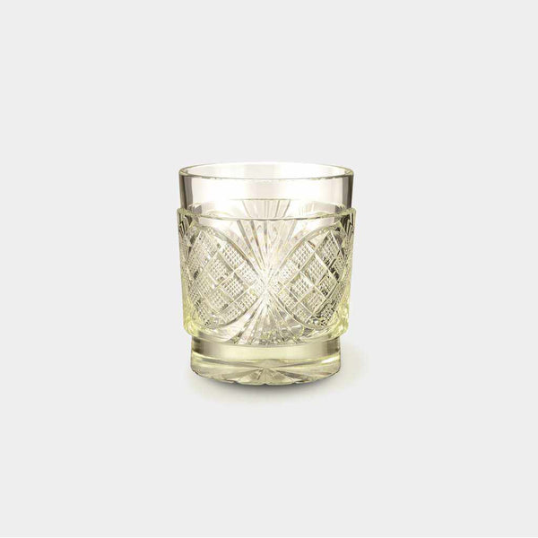 [แก้ว] แก้วเก่าแก่สมัยเก่าในกล่อง Paulownia | Satuma Vidro | Satsuma Cut Glass