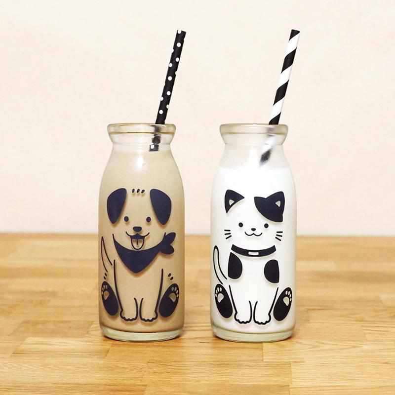 [GLASS] MILK SMILE MAGIC (DOG & CAT) 2 PIECES | MARUMO TAKAGI