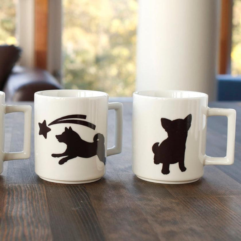 [แก้ว (ถ้วย)] Chihuahua Mug Cup | การเปลี่ยนแปลงสีและการออกแบบ Mino Wares | Marumo Takagi