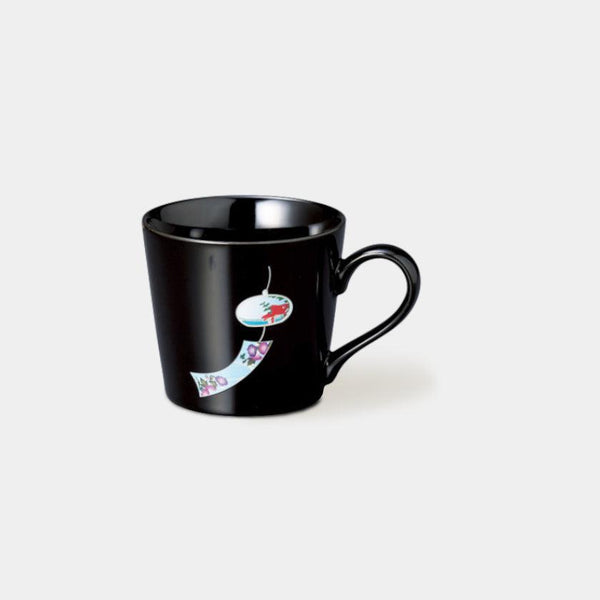[杯子（杯）]風鐘（黑色）|顏色與設計變更| Mino Wares |馬魯莫·高吉（Marumo Takagi）