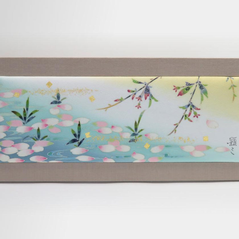 [แผงศิลปะ] แพดอกไม้ | Kaga Yuzen | Kenzo Makino
