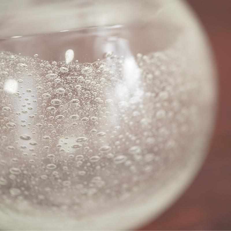 [VASE] ICHIRINZASHI WHITE | GLASS STUDIO IZUMO | BLOWN GLASS (2 weeks production after order)