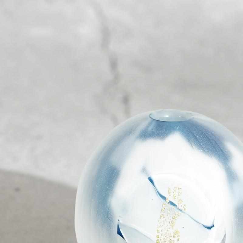 [花瓶]椰藍色|吹制玻璃