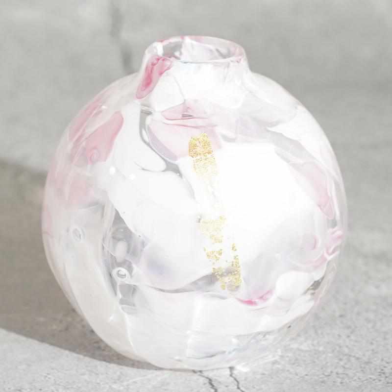 [VASE] COCOCHI PINK | GLASS STUDIO IZUMO | BLOWN GLASS (2 weeks production after order)