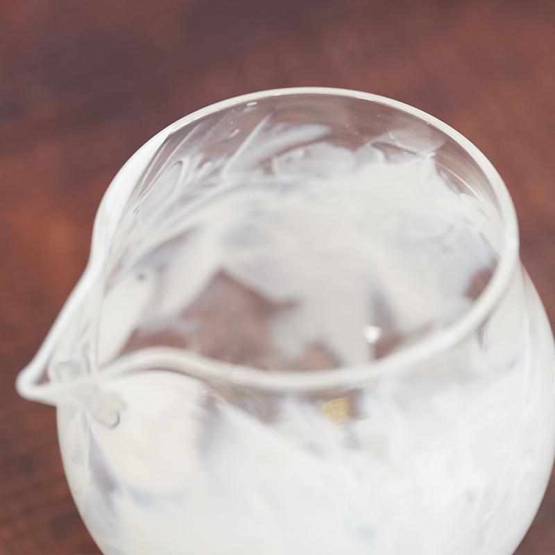 [SAKE BOTTLE & CUP SET] COCOCHI | GLASS STUDIO IZUMO | BLOWN GLASS (2 weeks production after order)