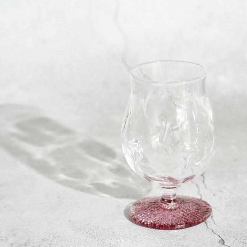 [แก้วเบียร์] Izumo Pink | สตูดิโอแก้ว Izumo | กระจกเป่า (ผลิต 2 สัปดาห์หลังคำสั่ง)
