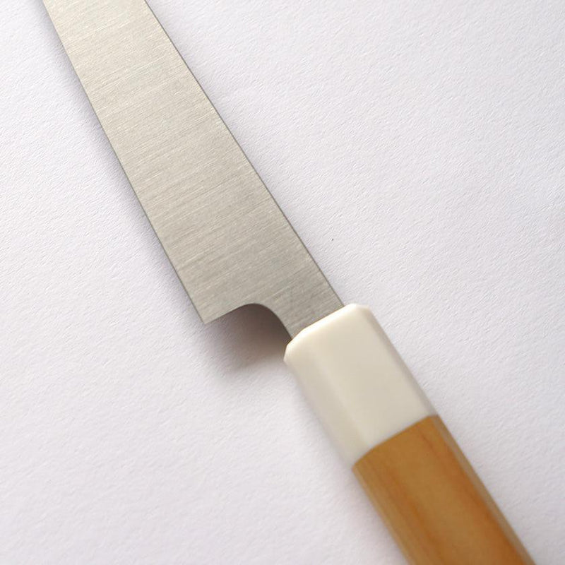 [KITCHEN (CHEF) KNIFE]  INOX PETIT KNIFE AOMORI HIBA (G7 SUMMIT GIFT) | SAKAI FORGED BLADES