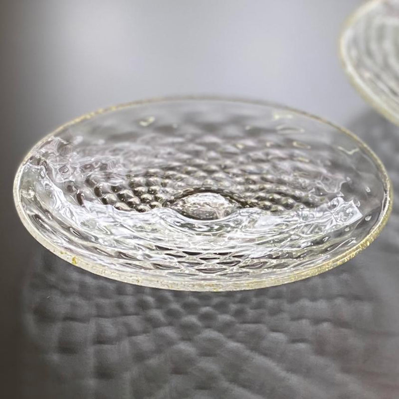 [จานเล็ก] Kirameki Sara (S) | Sun Glass Studio Kyoto | งานแก้ว
