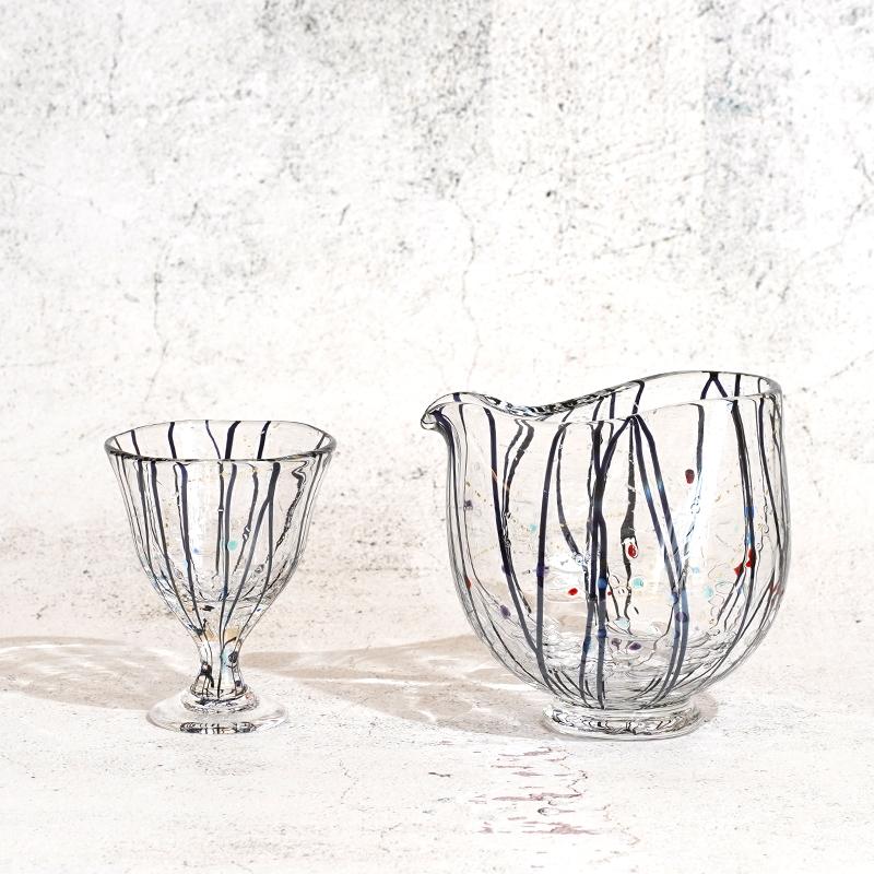 [假瓶組] 2 件（ Katakuchi & Sakazuki） | Glasswork