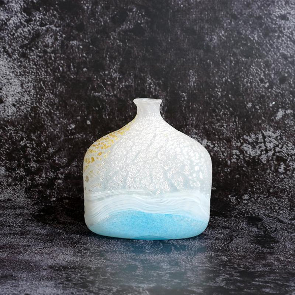 [แจกัน] Kunpu Blue | Sun Glass Studio Kyoto | งานแก้ว