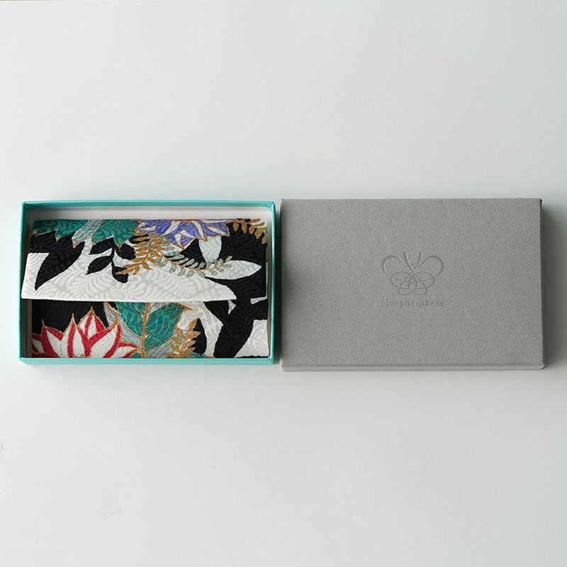 [CARD CASE] Silk Obi Dahlia | Kyoto Yuzen สีย้อม