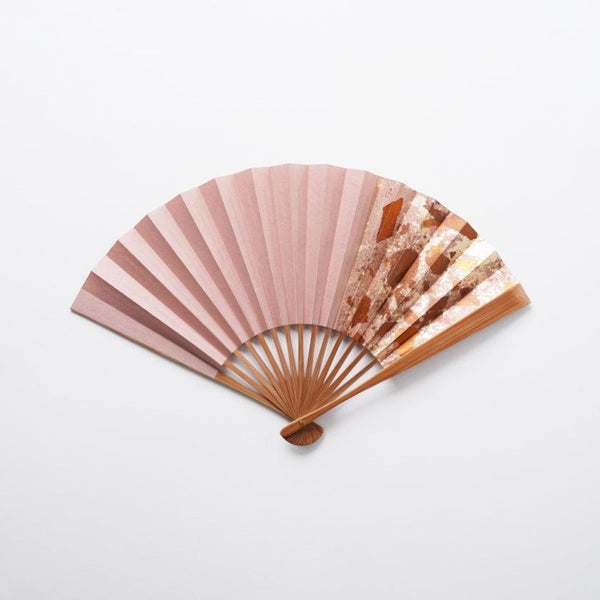 [Hand Fan] Hakusai Greyish Pink 6.5 Sun | Kyoto Folding Fans | Yasuto Yonehara