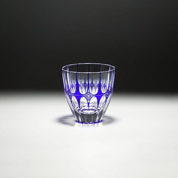 [แก้วสาเก] rinzen guinomi (สีน้ำเงิน) | คิริโกะ