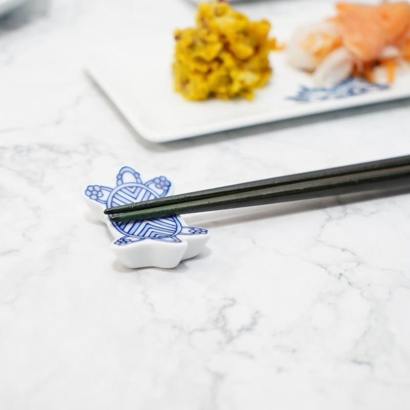 [Chopsticks Rest] Hishi Turtle | Mikawachi Ware | Hiradoshouzan